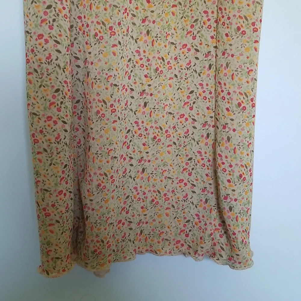 Vintage 90s Calvin Klein Floral Slip Dress - Picture 7 of 8